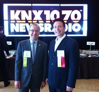 Frank meets with Lloyd Greif, CEO Greif & Company