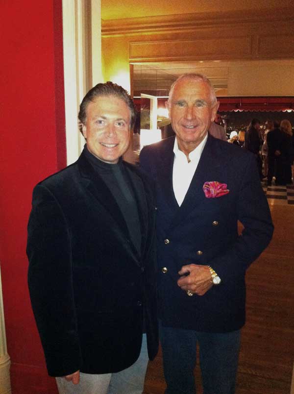 Frank with Prince Frederic Von Anhalt, Bel Air, 2011