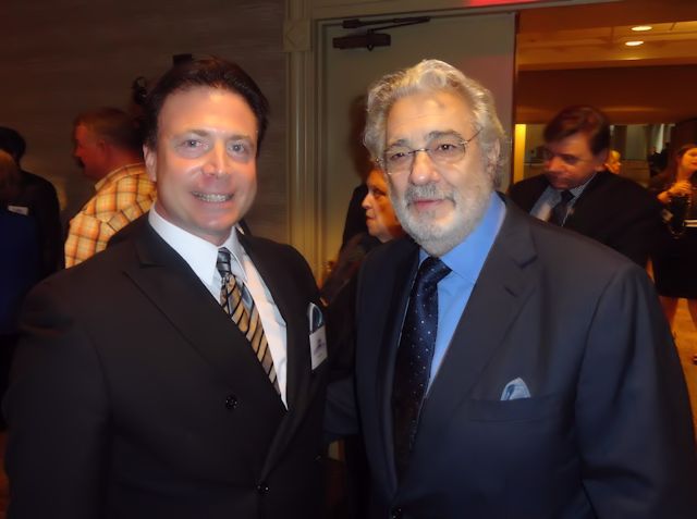 Frank meets with LA Opera General Directory, Placido Domingo, May 2013
